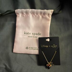 Kate Spade x Disney Gold and Black Necklace